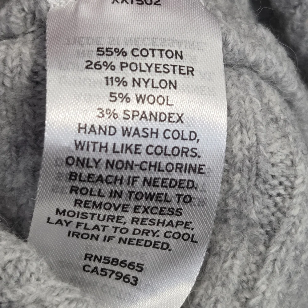 Boatneck Ribbed Sweater - Gray - Picture 5 of 5